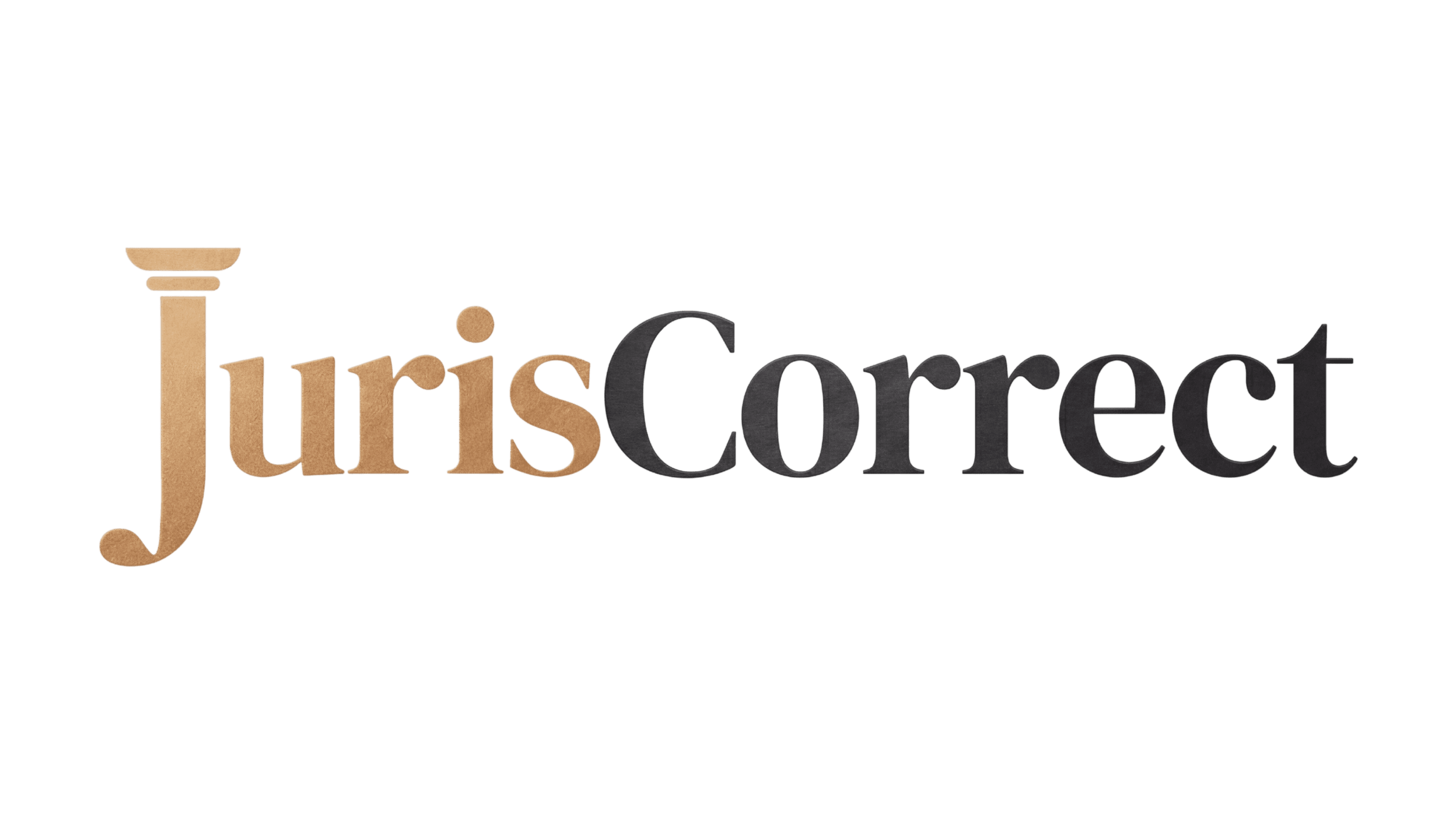 Logo JurisCorrect — fond clair