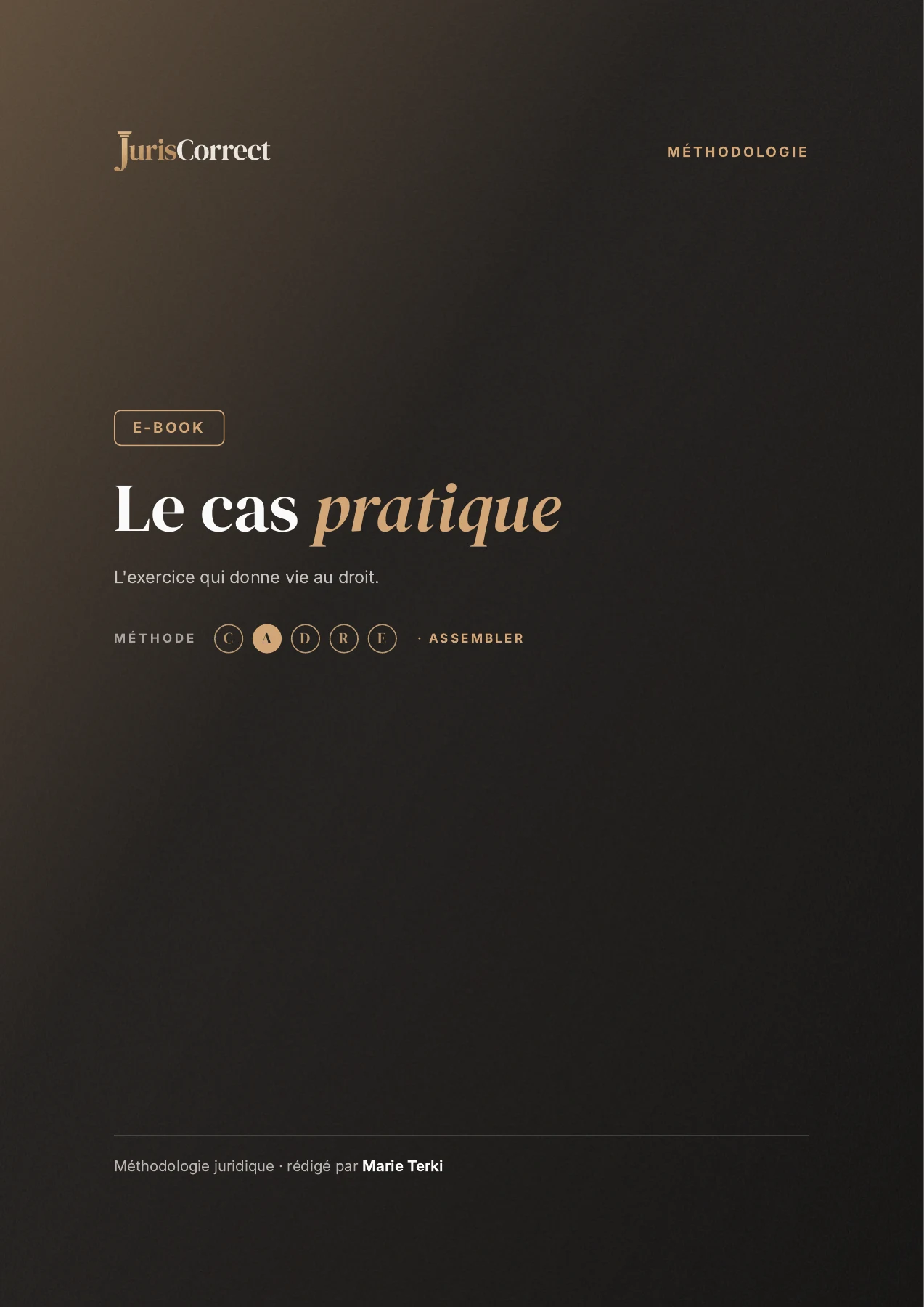 Aperçu de la première page — La méthode du cas pratique
