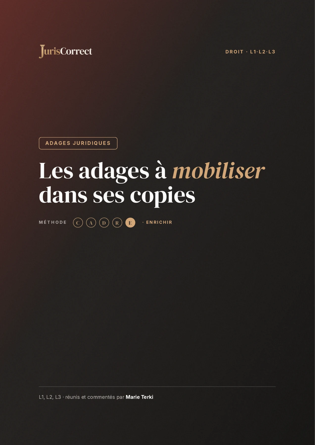 Aperçu de la première page — Expressions juridiques